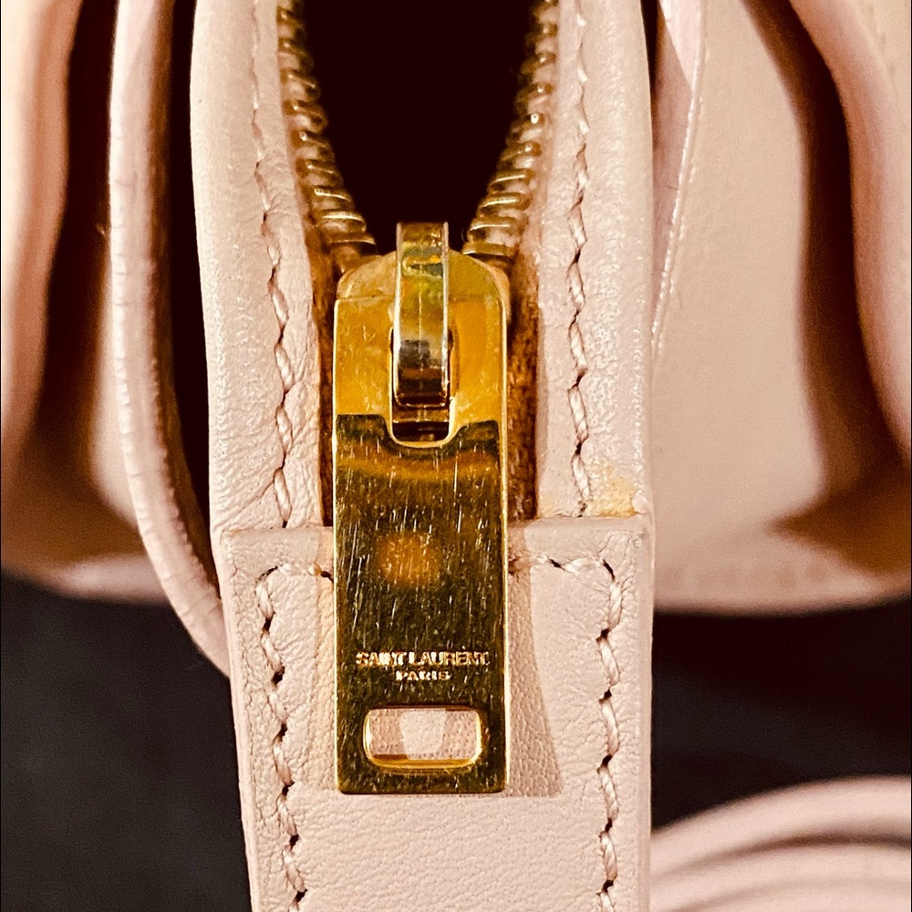 🛑SOLD🛑 💖💖💖Authentic YSL Pink Calfskin Toy Cabas Bag - Picture 12 of 16